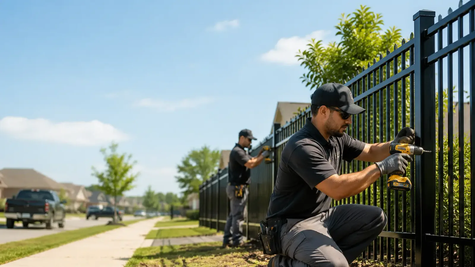 Metal Fence Installation in Fountaintown, IN